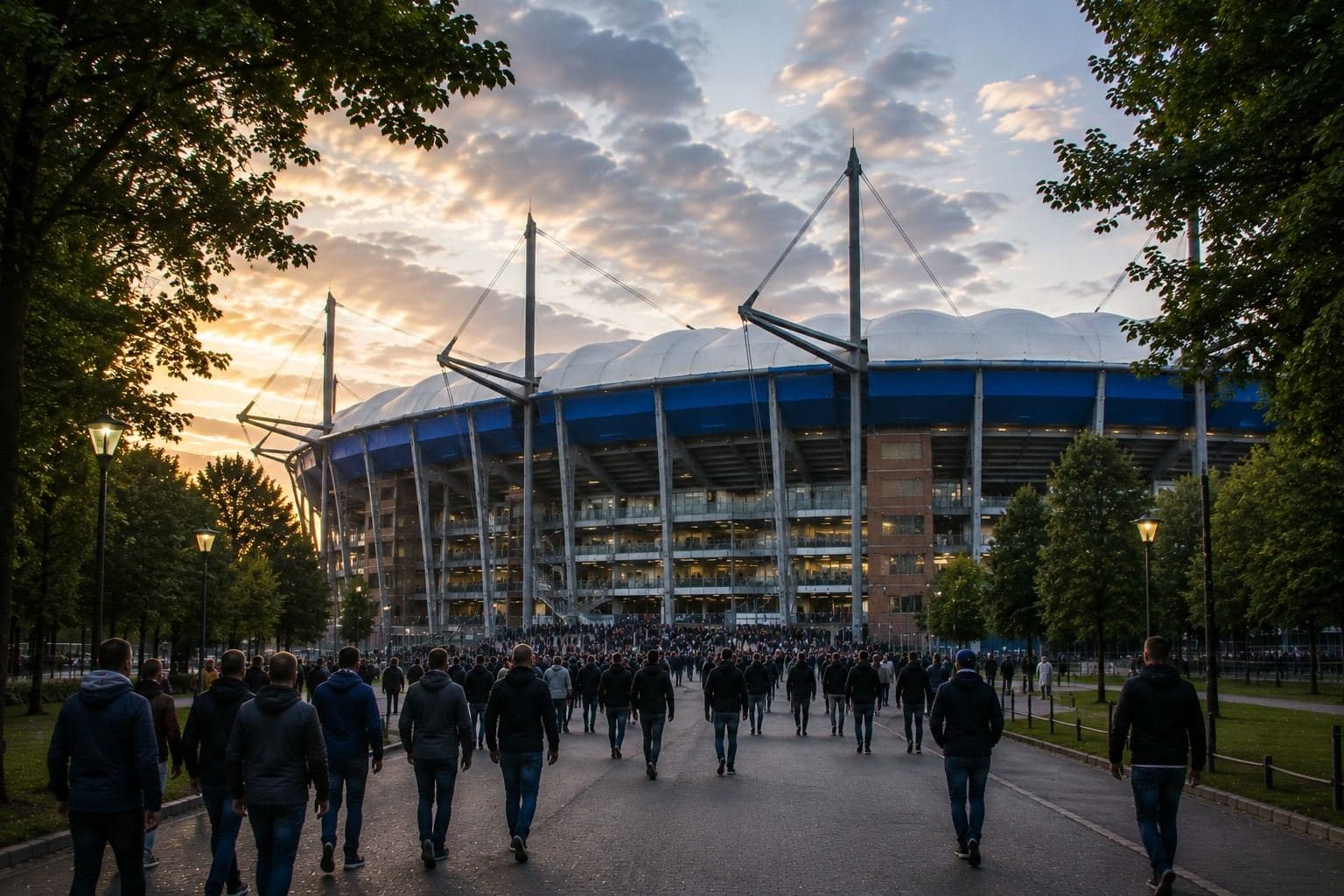 Hamburger SV football atmosphere