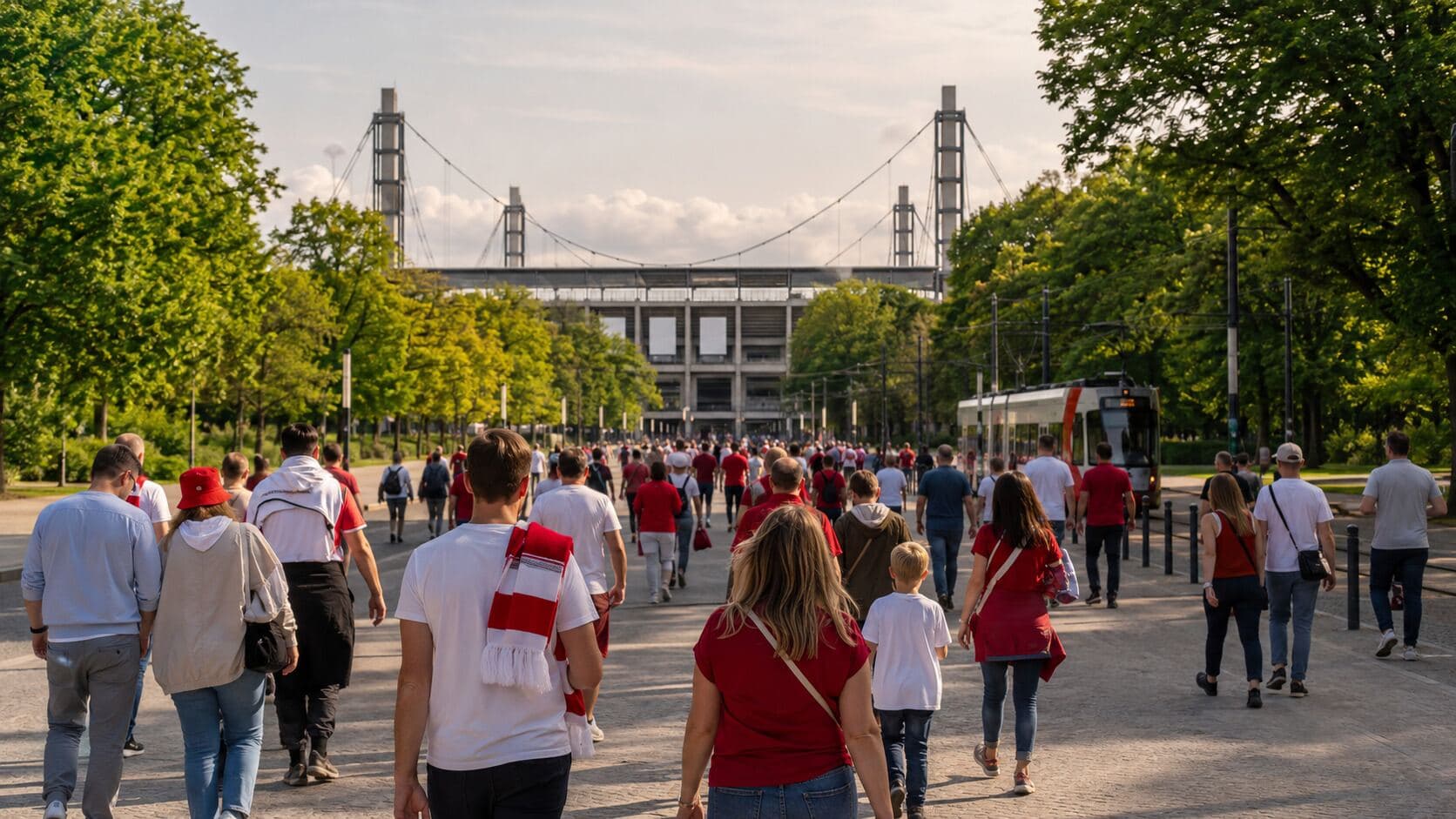 Before Kick-Off in Cologne