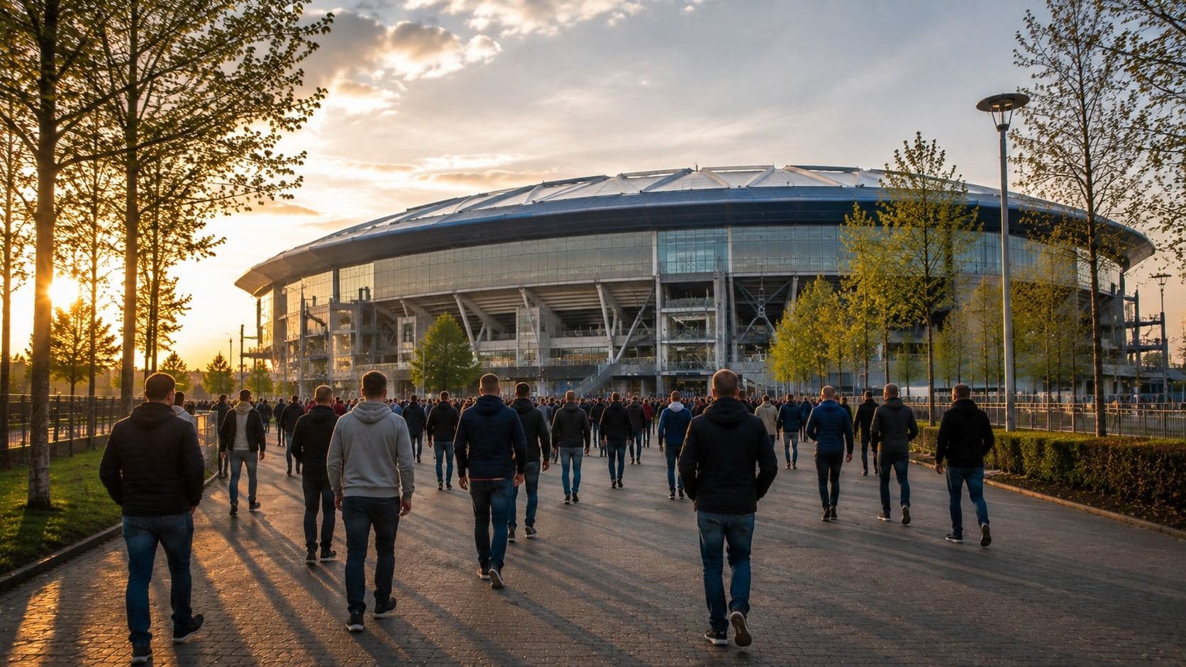Gelsenkirchen football atmosphere