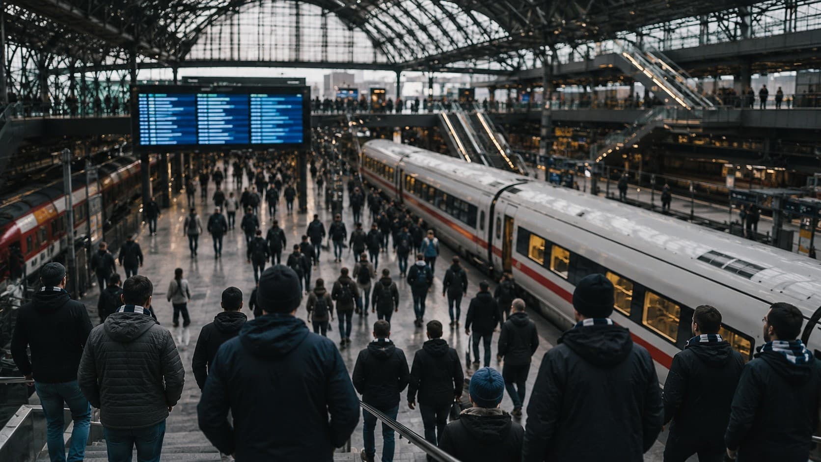 Football by Train